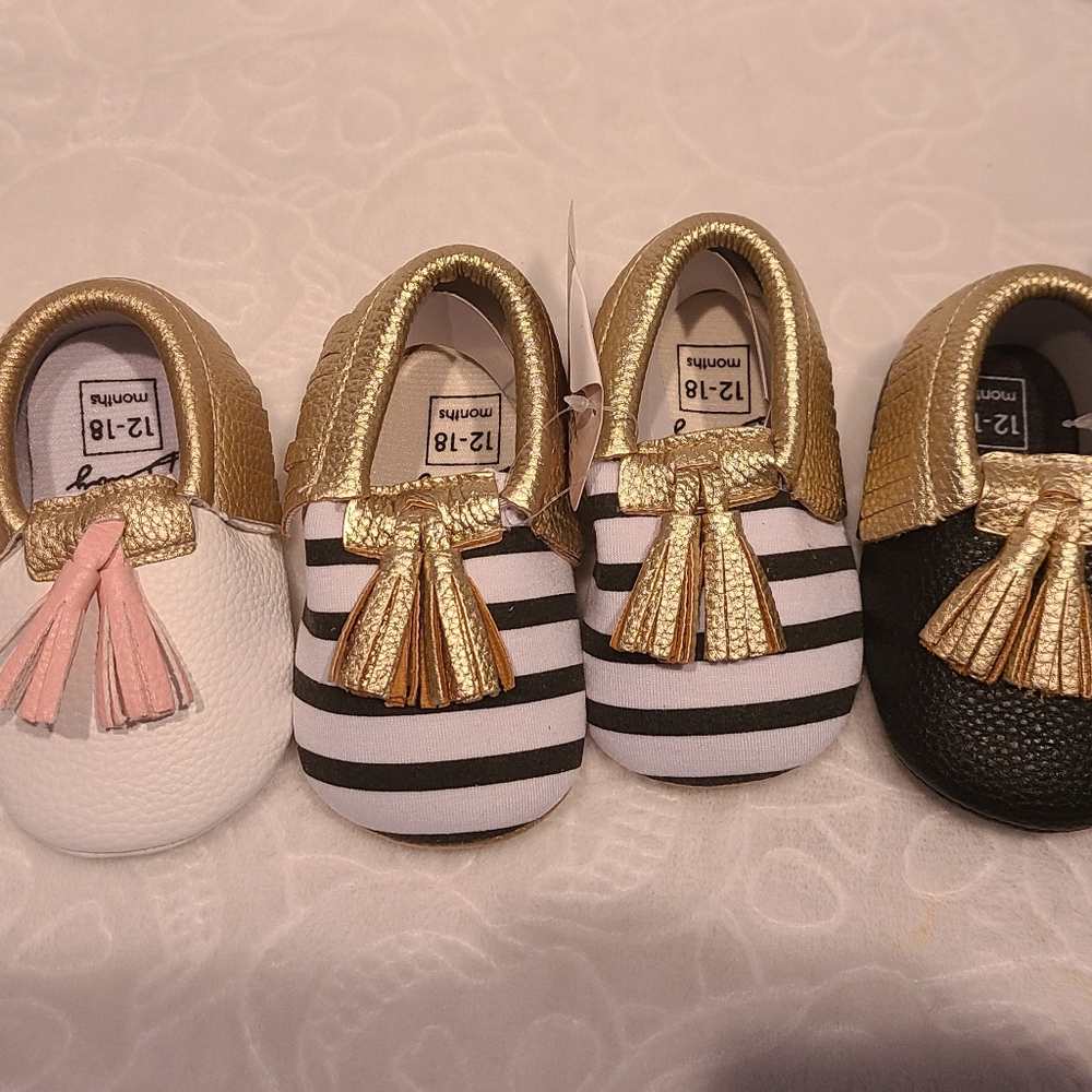NWT Lot of 3 Pairs Moccasins